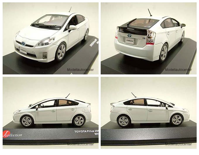 Toyota Prius 2009 5 tuerig weiss metallic Modellauto 1 43 J Collection