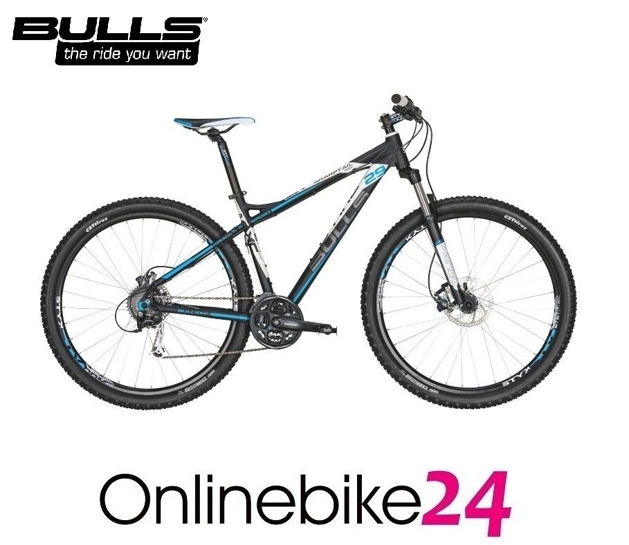 Bulls Sharptail 29 Mountainbike Fahrrad 29er MTB schwarz blau Hardtail