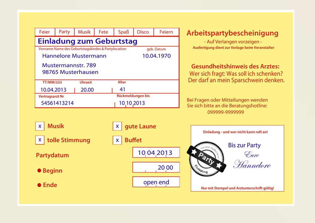 Geburtstag Einladung Geburtstagseinladung 18 30 40 50 60 70