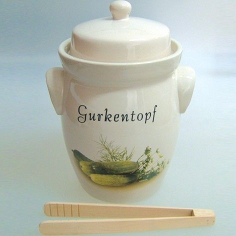 Gärtopf Sauerkrauttopf Gurkentopf Einlegetopf 5,0l Steinzeugtopf