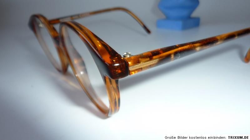 Brille~Brillengestell~Unisex~Panto~havanna~braun~nerd~