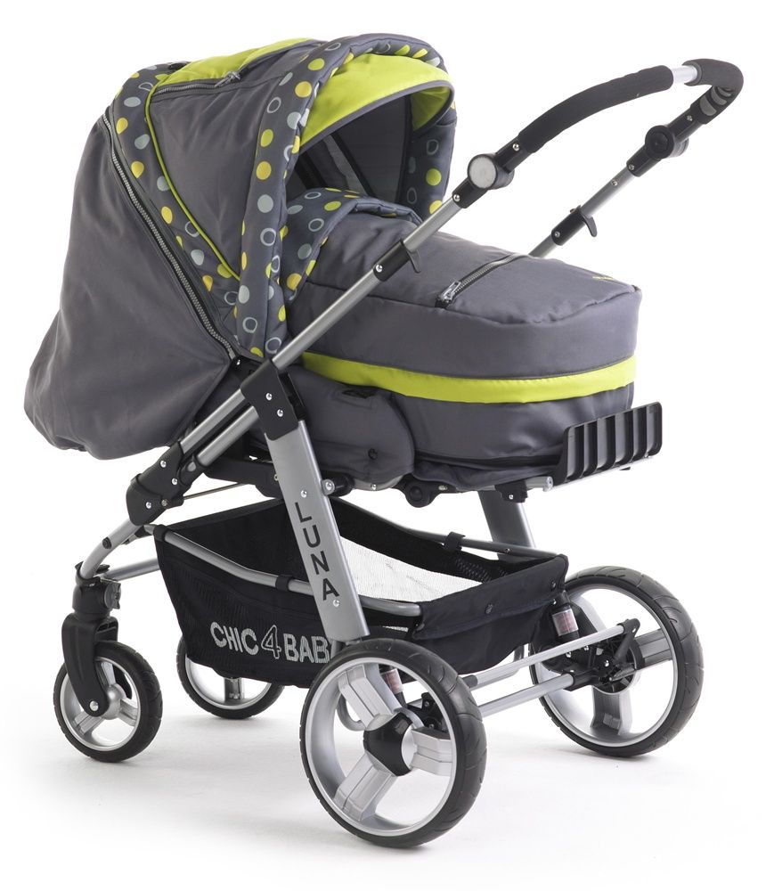 CHIC 4 BABY 2012 Kombi Kinderwagen LUNA inkl. 3in1 Tragetasche