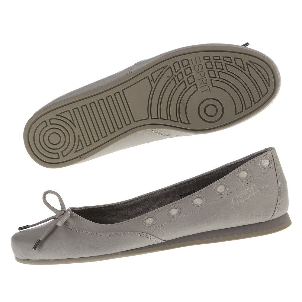 ESPRIT Schuhe Jenny Bow Ballerina Grey Gr. 36