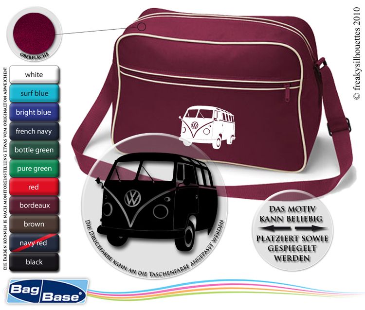 Retrotasche  Bulli  T1 Bus Camping  Kultauto No.46