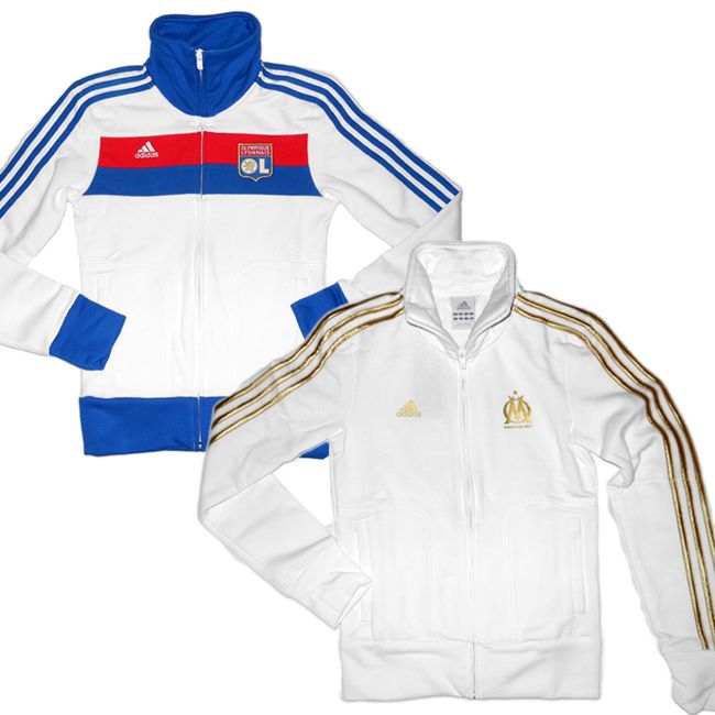 Adidas Olympique Lyon & Marseille Damen Trainings Jacke Fußball Track