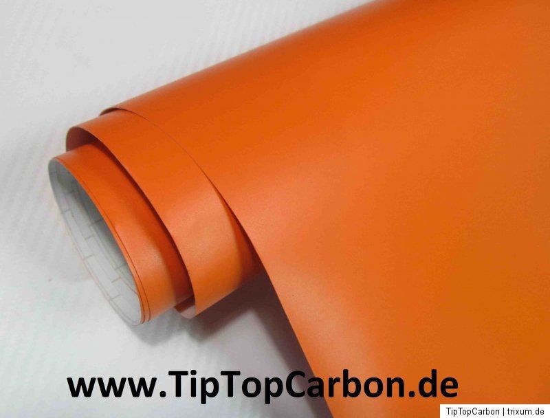 Orange Matt Auto Car Wrap Folie mit Luftkanäle Vollfolierung Dach