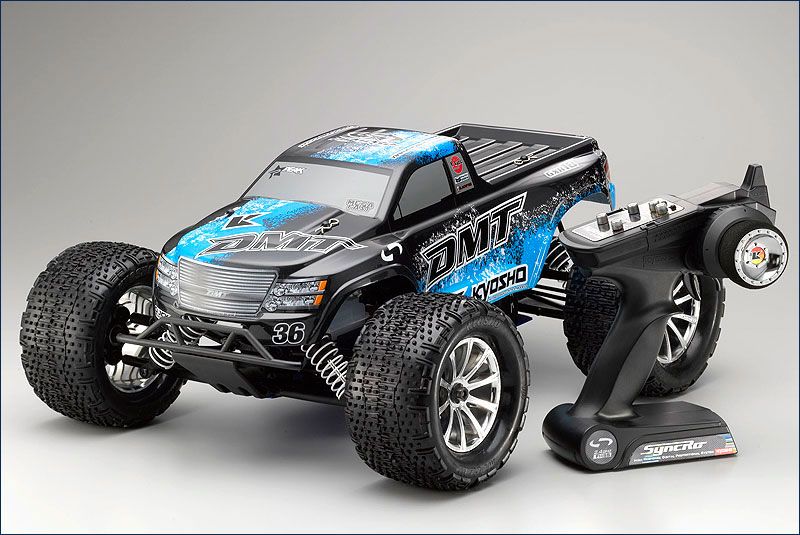 DMT Non RTR 1 10 4WD Verbrenner Monstertruck Kyosho ohne FB mit Servos