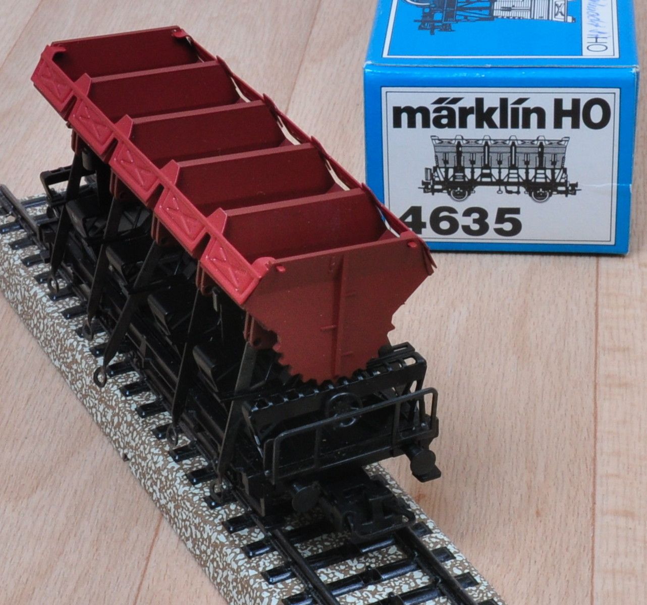 Märklin 4635 Muldenkippwagen Ommi 51 der DB / OVP