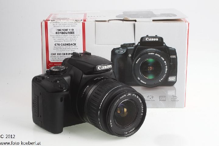 CANON EOS 400D mit EF S 18 55mm f/3,5 5,6 SE 1981105116