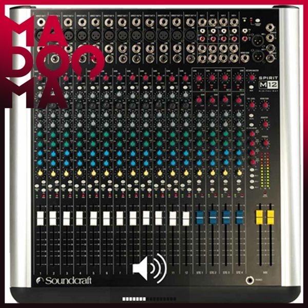 SOUNDCRAFT Spirit M12 12 Kanal Mixer M 12 DEMO aus unserer Ausstellung