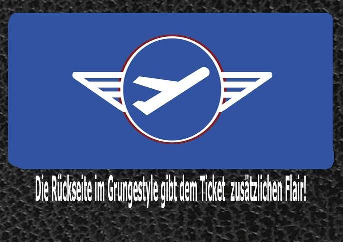 Geburtstag Flugticket Einladungskarte Einladung 60 30 40 50 20