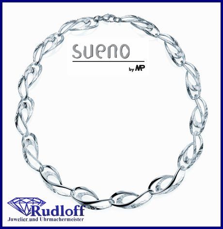 SUENO Collier 11 67 Sterlingsilber 925 massiv 42 cm