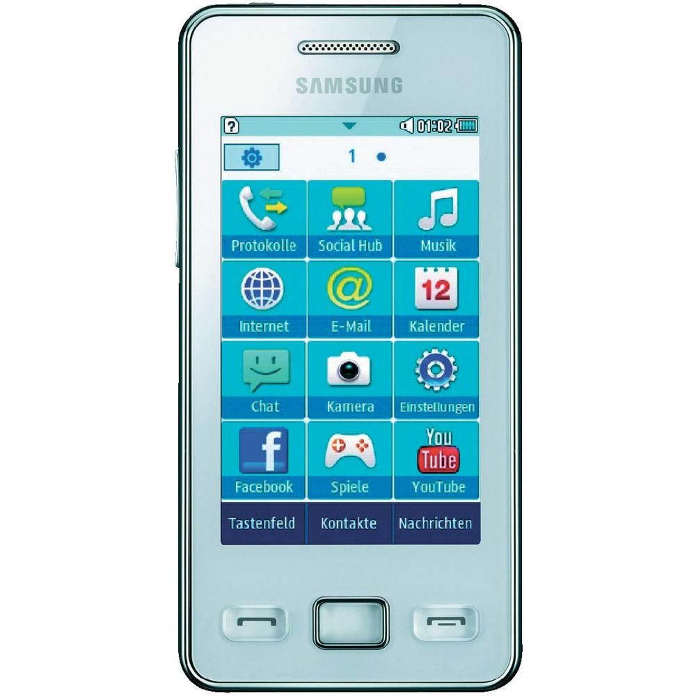 Samsung Star II S5260 (7.62 cm (3 ) Display, 3.2 Mio.