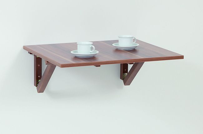 Design Holz Wandklapptisch in 68 x 60 cm Kuechentisch Tisch Klapptisch