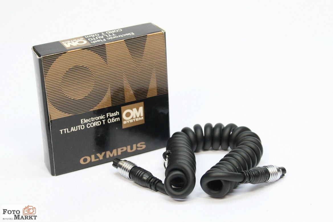 Olympus OM Electronic Flash TTL Auto Cord 0 6m Blitzkabel TTLAuto fuer