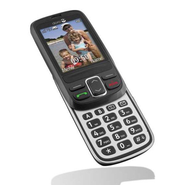 Doro PhoneEasy 715, Großtastenhandy, schwarz