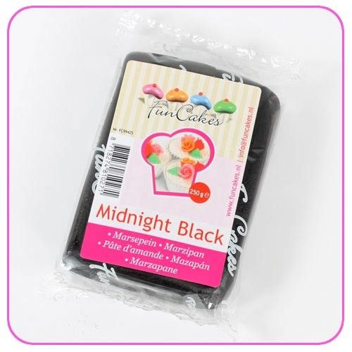 68€/100g) FunCake feines Marzipan Schwarz 250g Fondant