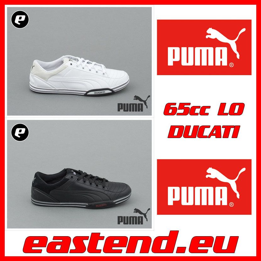 Puma 65CC LO DUCATI Echtleder Schwarz Weiss Neuheit 11