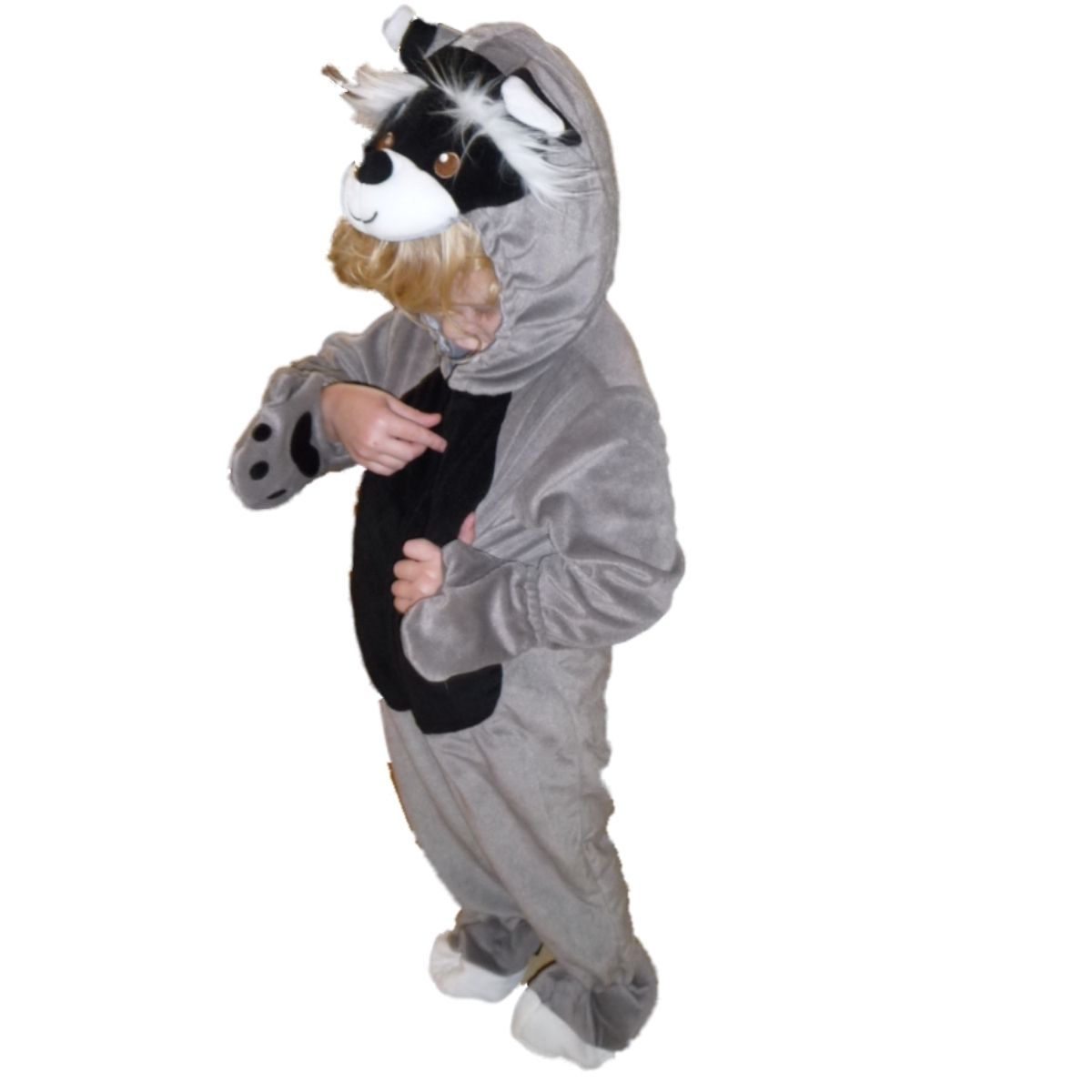 Kostüm Fasching Halloween Karneval Waschbär Racoon Costume Junge 74