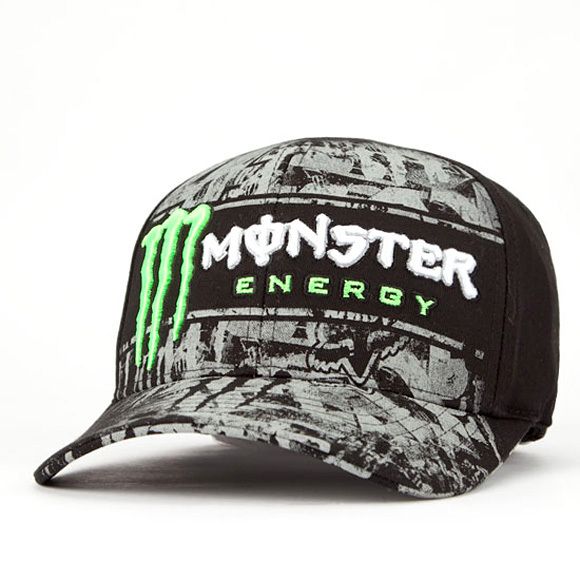 Cap FOX Racing / MONSTER Carmichael Hat Mütze Hüte   Tinsel Town