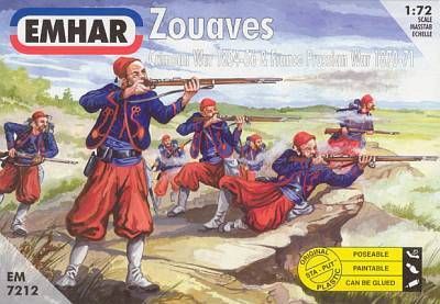 Zouaves Krim Krieg 1870 71, Emhar Figuren 172, EMH7212