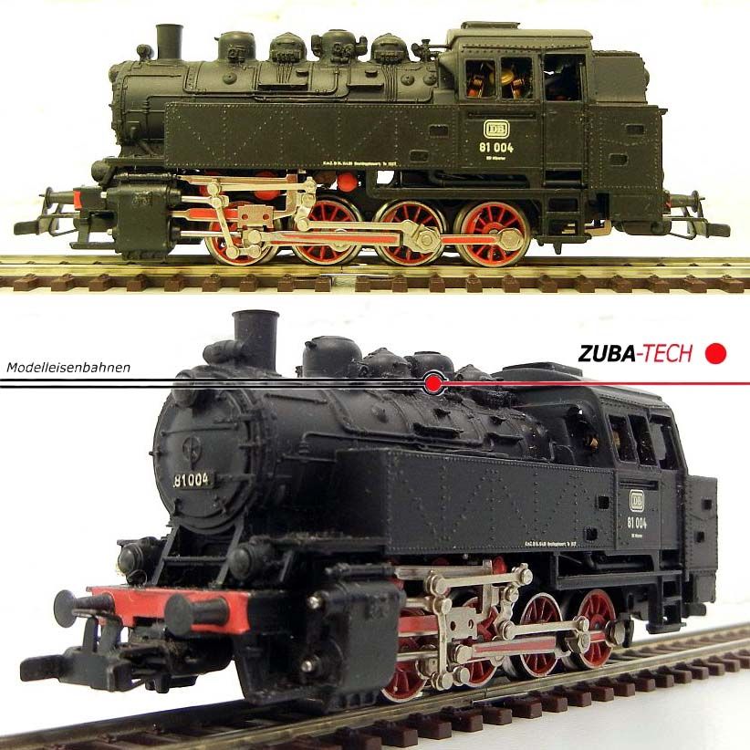 Märklin Dampflok Br 81 004 DB, Metall H0 WS Analog / K574