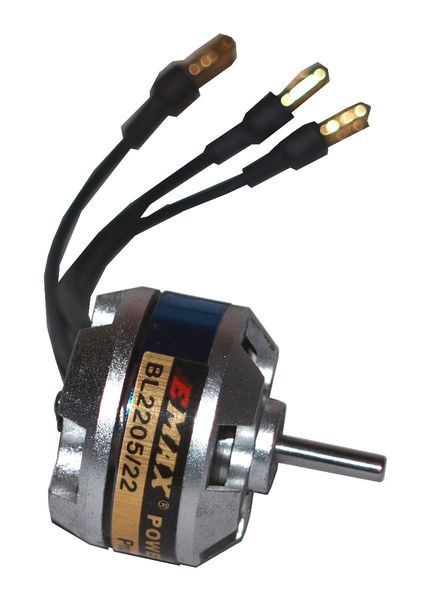 EMAx Brushless Motor BL 2205 7 5 10V 150 W Neu 1200 kv Parkflyer