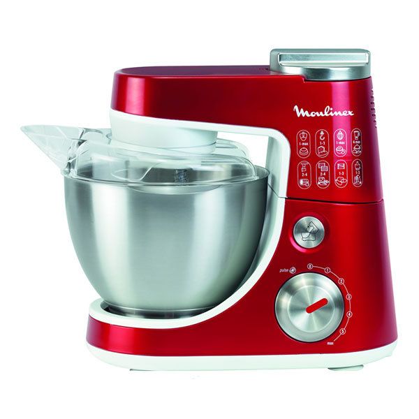 MOULINEX QA 411 G Masterchef Gourmet Küchenmaschine rot 900 Watt INKL