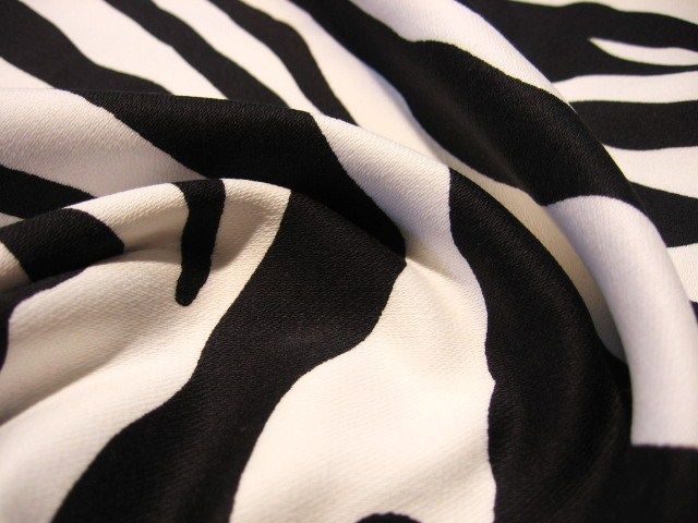 Zebra Stretch Stoff Baumwolle Hosenstoff Jacke Hose Meterware B80