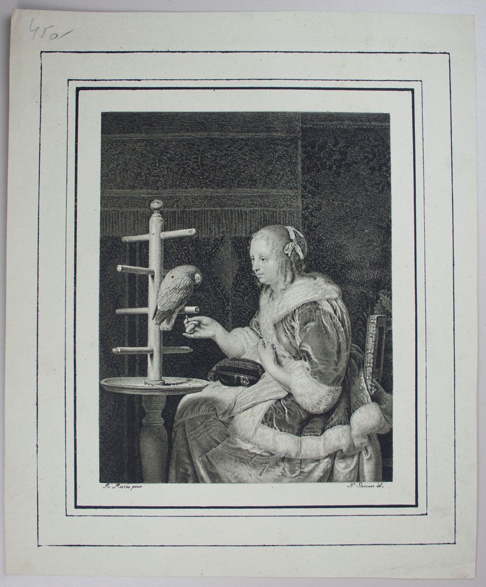 Johanna Nepomuk STRIXNER (1782 1855) Litho nach Mieris