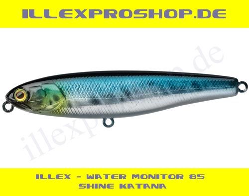 Illex Water Monitor 95 Shine Katana 20g 95mm sinkend