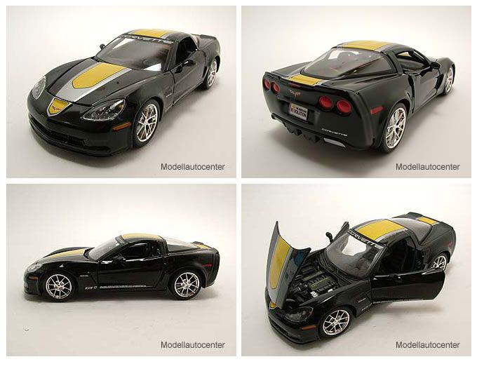 Chevrolet Corvette Z06 GT1 2009 C6 Modellauto 124