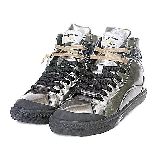 Energie Lederschuhe Leder Schuhe Sneaker Holly Three F457 94540 silber