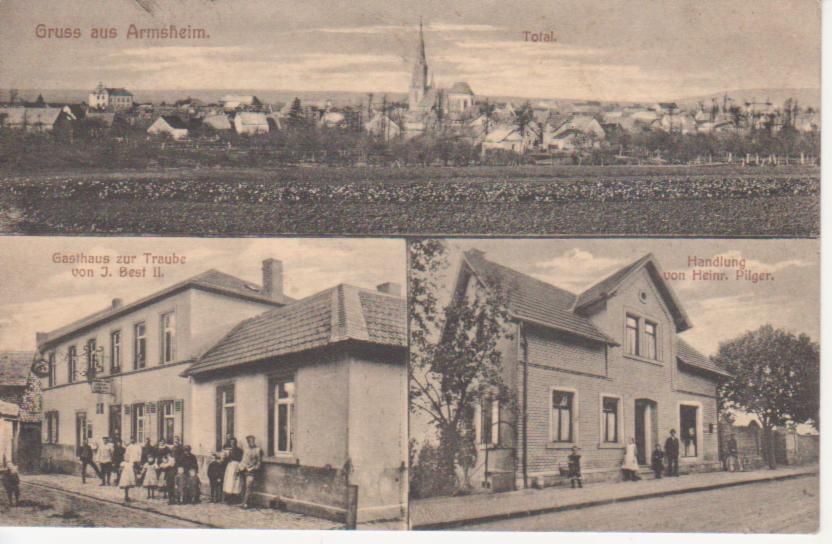 Armsheim Gasthaus Traube Handlung Pilger ngl 94.705