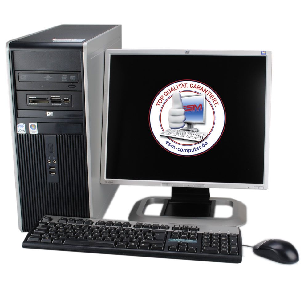 SparpaketHP DC7800P Core2Duo E6550 2,33 GHz + 48,3cm (19 Zoll) TFT HP