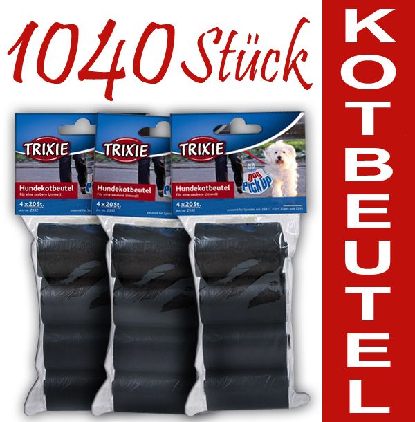 13x80=1040 TRIXIE Hundekotbeutel Kotbeutel DOG PICK UP