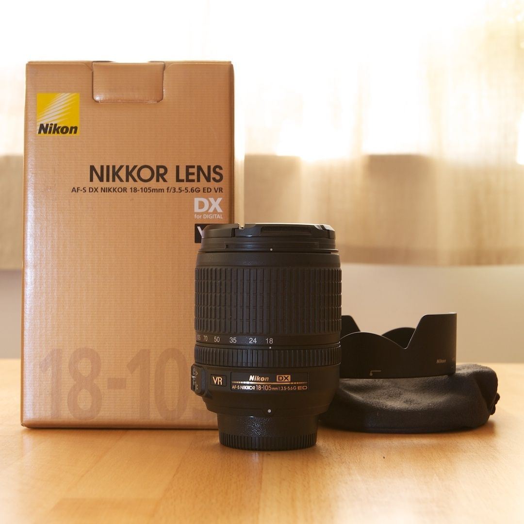 Nikon AF S DX NIKKOR 18 105mm f/3.5 5.6G ED VR (neuwertig)