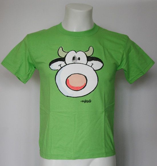 NEU COW KINDER T SHIRT 128 KIDS KUH LEENDERT JAN VIS POLO HEMD