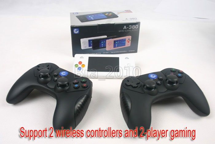 Dingoo A380 Spiel konsole+2 Wireless Controllern A320 +