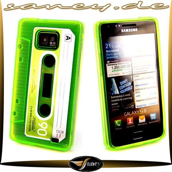 Samsung i9100 Galaxy S2 Silikon Schutzhülle Bumper Schale TPU Handy 2