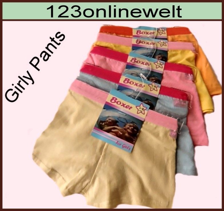 15 Mädchen Hipster Boxer Pants Unterhose Größe 134