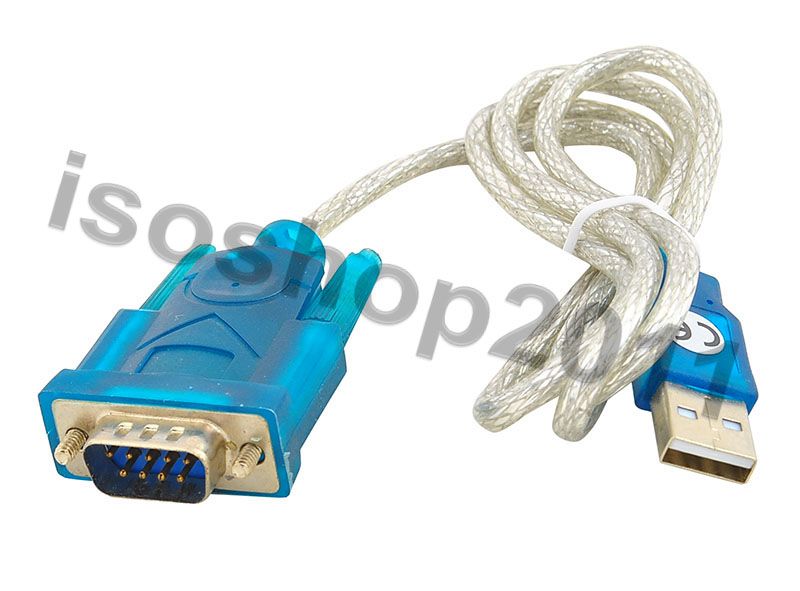 129# USB RS232 COM KONVERTER ADAPTER KABEL DB9 NEU