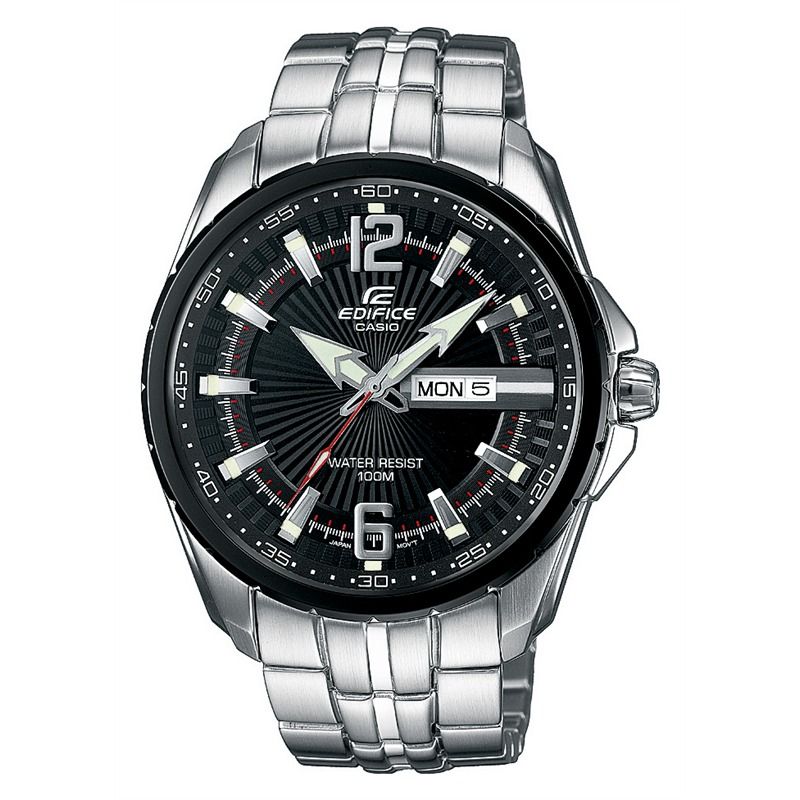 Casio Edifice Day & Date Herren Uhr EF 131D 1A1VEF UVP 89,90