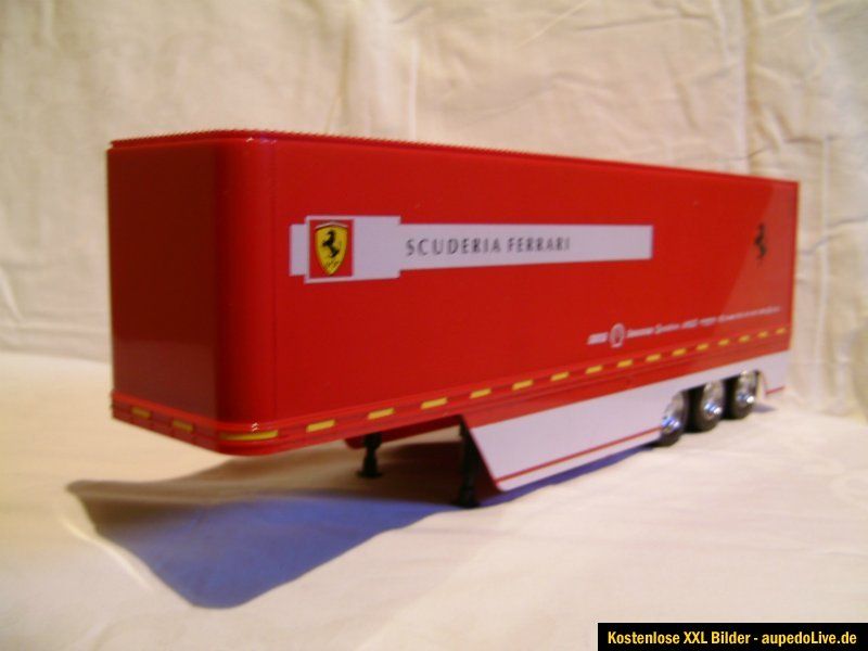 New Ray 132 Umbau Trailer Auflieger Ferrari passt zu Siku Slotcar