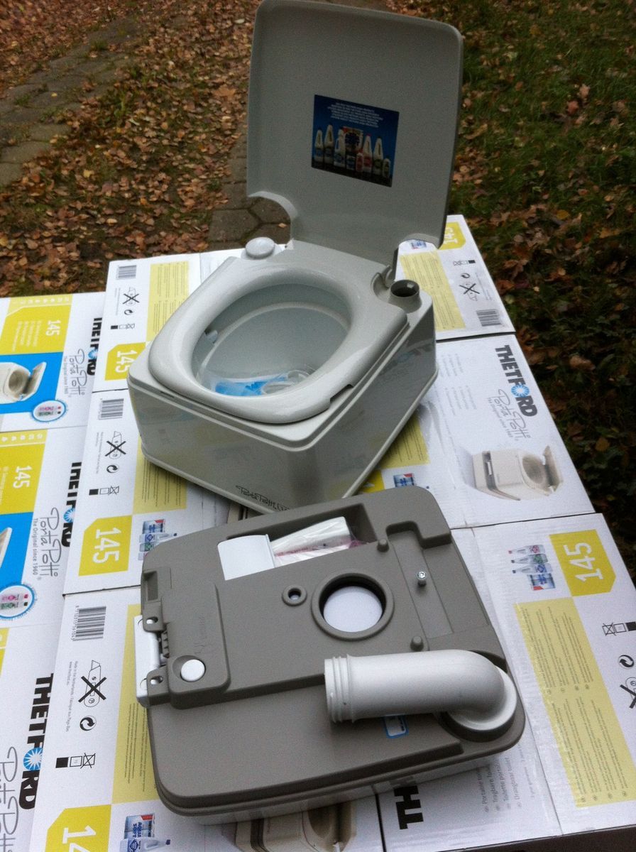 THETFORD PORTAPOTTI PORTA POTTI 145 GRAU NEU VW T4 T5 Wohnmobile