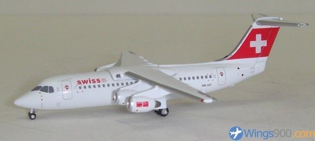 Swiss BAe 146 RJ 100 (HB IXT), 1400 Jet X, Selten