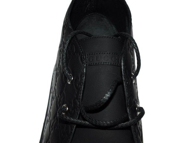 GUCCI Sneaker 45 UK 11 Schuhe Shoes Sneakers Chaussures Schwarz
