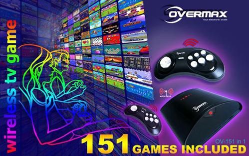 Overmax OV 151 in 1 Drahtloser TV Spiel Konsole