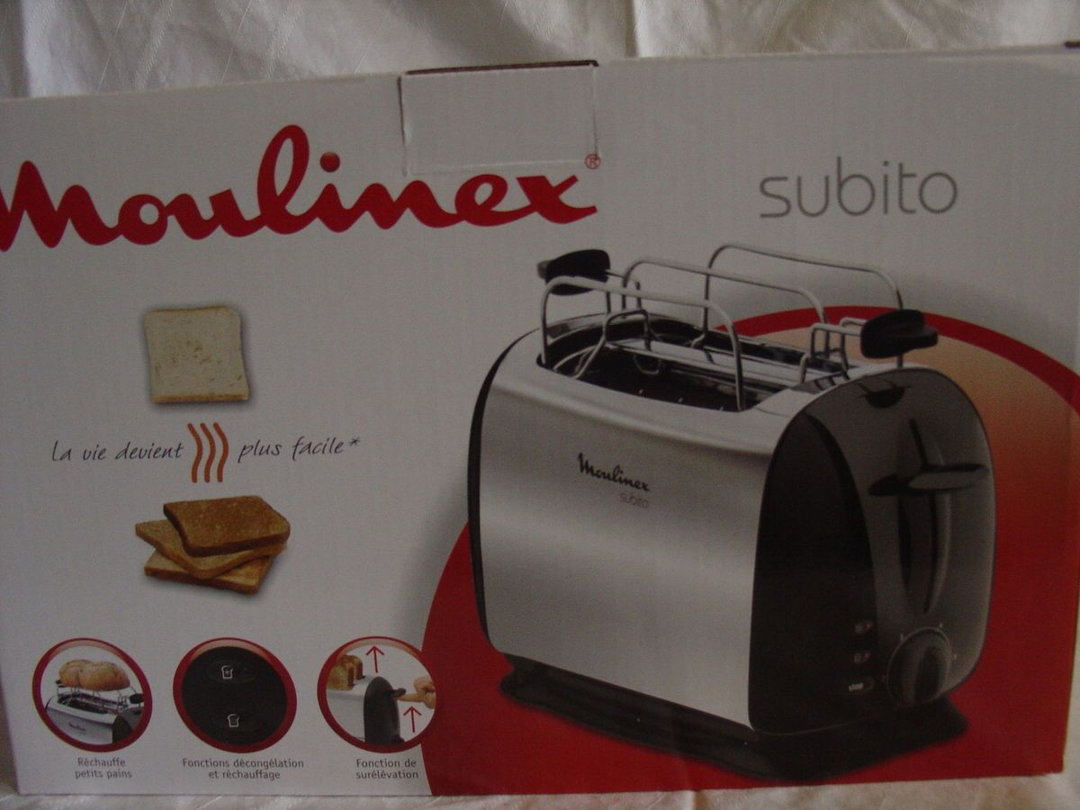 Toaster Moulinex subito LT177E30 LT 177 2 Scheiben Toaster Edelstahl