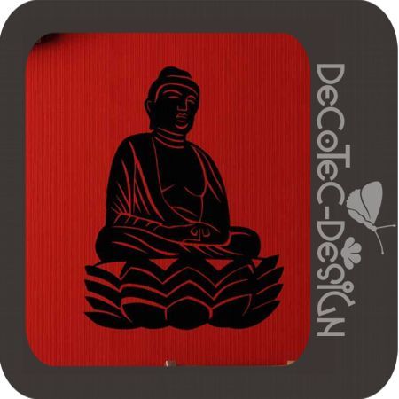 W175 Buddha Asia Wandtattoo Wandaufkleber Badezimmer